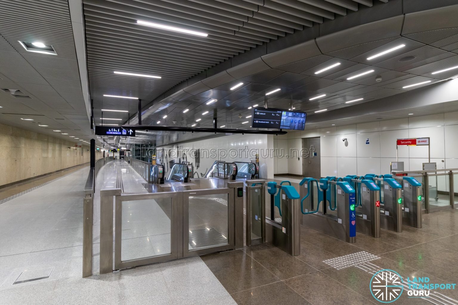 Lentor MRT Station – Faregates | Land Transport Guru