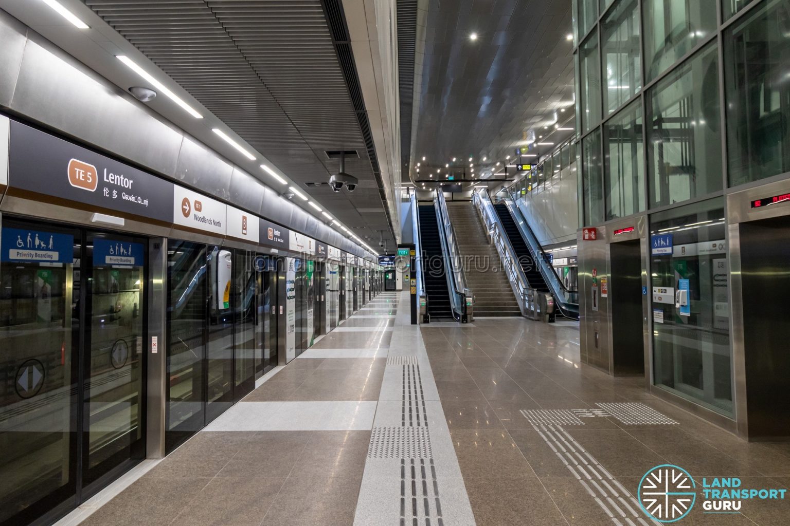 Lentor MRT Station – Platform Level | Land Transport Guru