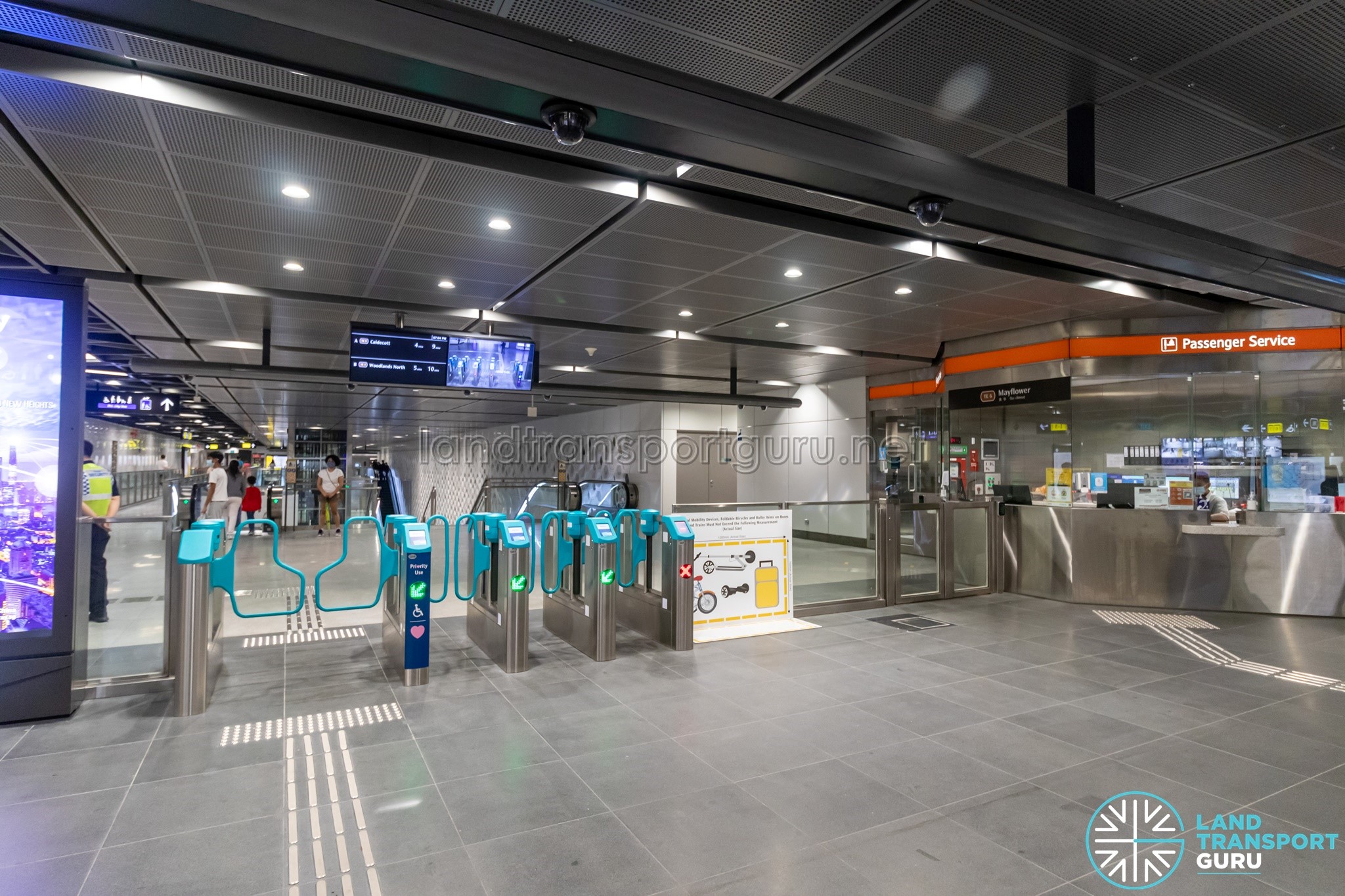 Mayflower MRT Station – Faregates / Passenger Service Centre | Land ...