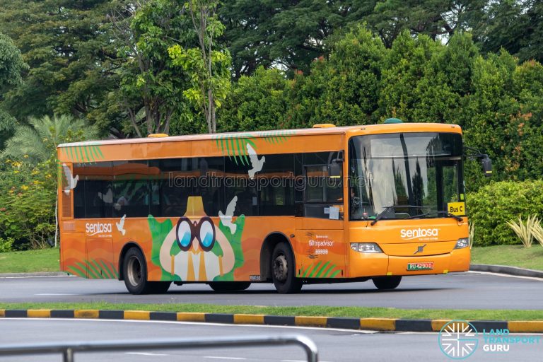 Sentosa Bus C – Sentosa Development Corporation Volvo B7RLE (RU4290D ...