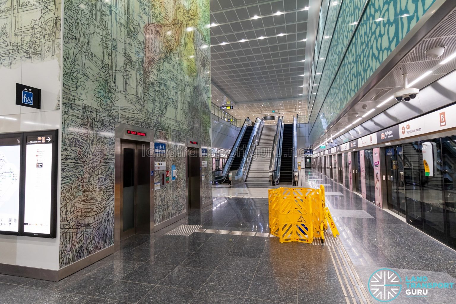 Springleaf MRT Station – Lift To Concourse Level | Land Transport Guru