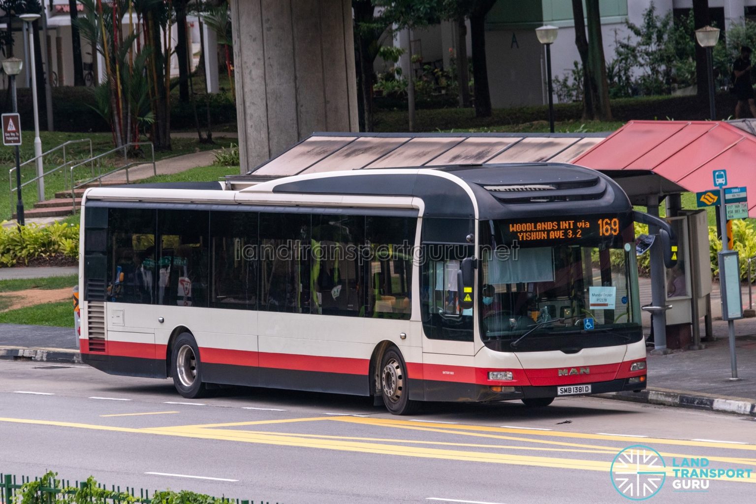 Bus 169 – SMRT Buses MAN A22 (SMB1381D) | Land Transport Guru