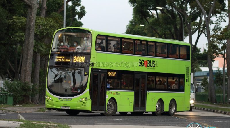 Bus 248M - SBS Transit Volvo B9TL Wright (SG5470G)