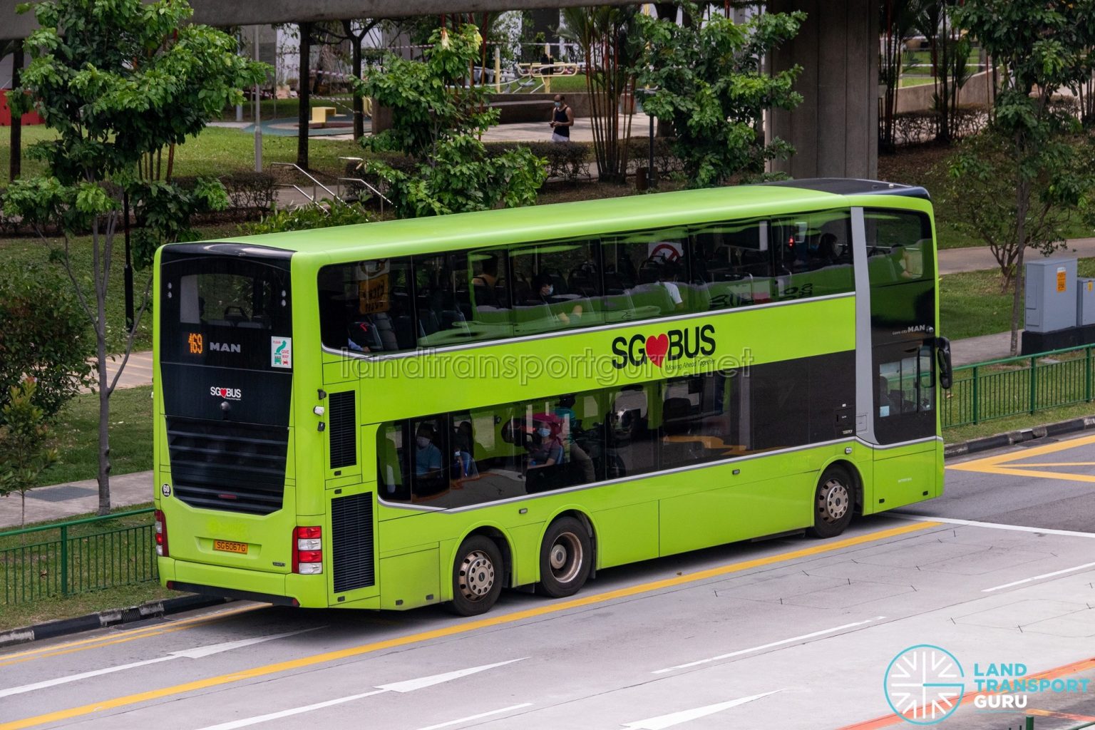 SMRT Buses MAN A95 Euro 6 (SG6067G) [Rear] | Land Transport Guru