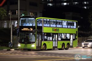 Bus 3A - Go-Ahead Singapore MAN A95 (Euro 6; 3-Door) (SG6325L)