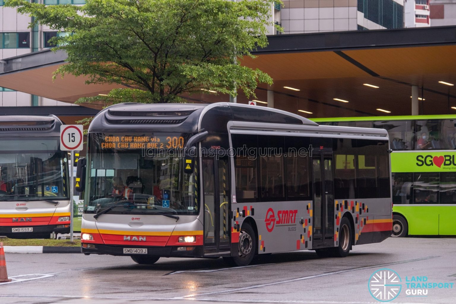 Bus 300 – SMRT Buses MAN A22 (SMB1409J) | Land Transport Guru