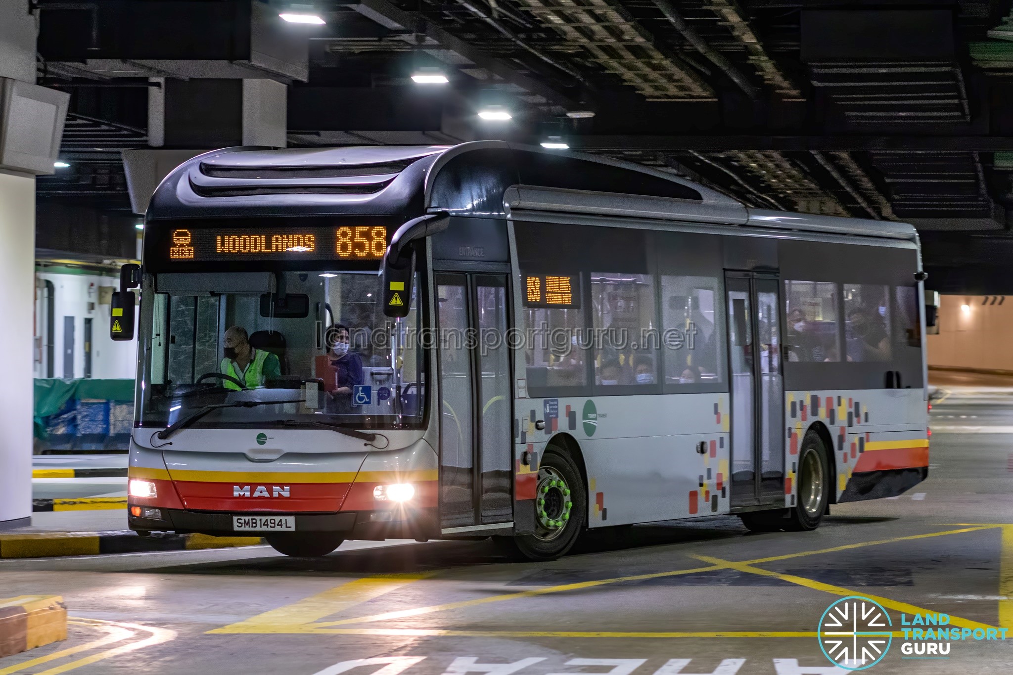 Bus 858 – Tower Transit MAN A22 (SMB1494L) | Land Transport Guru