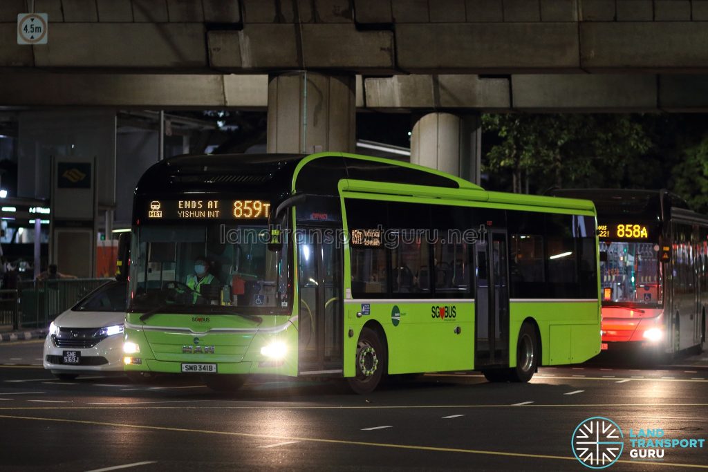 Bus 859T - Tower Transit MAN A22 (SMB341B)
