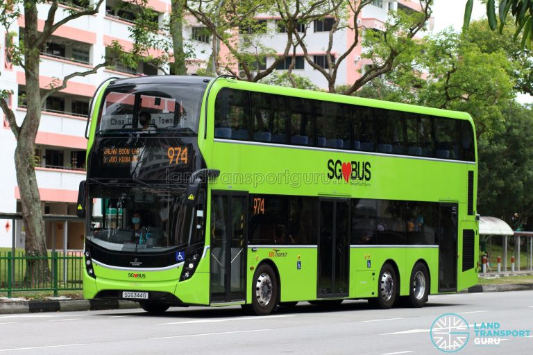 Bus 974 – SBS Transit Alexander Dennis Enviro500 (3 Door) (SG6344G ...