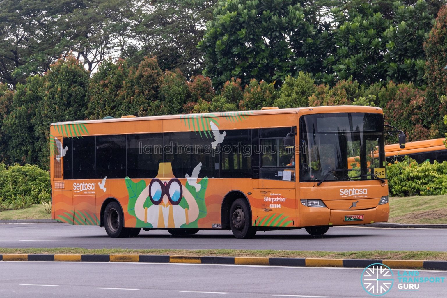 Sentosa Bus C – Sentosa Development Corporation Volvo B7RLE (RU4290D ...