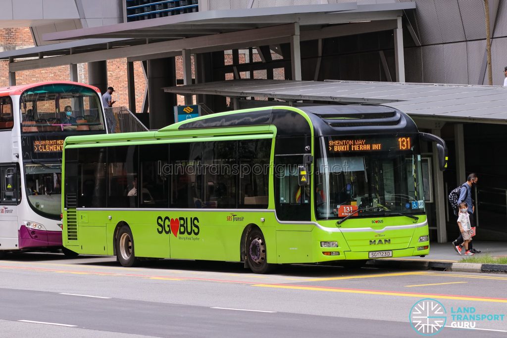 Bus 131 - SBS Transit MAN A22 (SG1723D)
