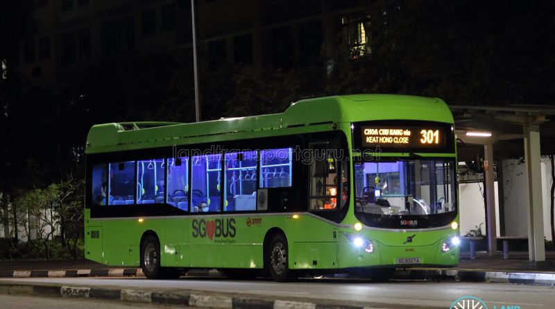 Bus 301 - SMRT Buses Volvo B5LH (SG3007A)