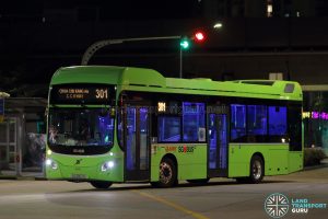 Bus 301 - SMRT Buses Volvo B5LH (SG3007A)
