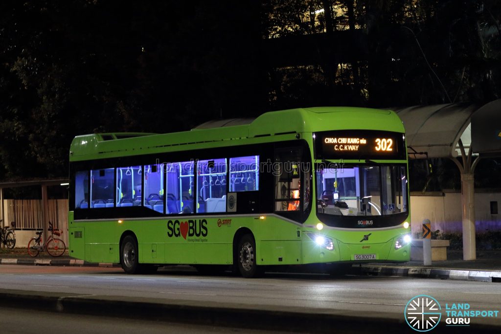 Bus 302 - SMRT Buses Volvo B5LH (SG3007A)