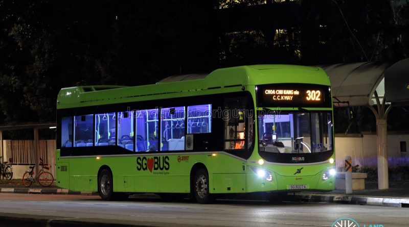 Bus 302 - SMRT Buses Volvo B5LH (SG3007A)