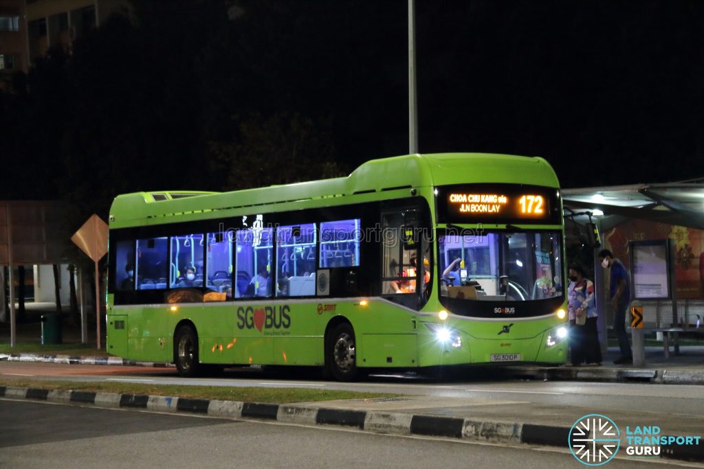 Bus 172 - SMRT Buses Volvo B5LH (SG3010P)