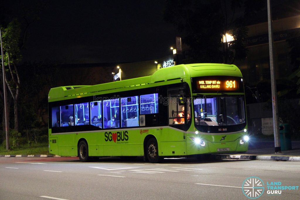 Bus 961 - SMRT Buses Volvo B5LH (SG3011L)