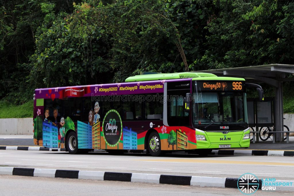 Bus 966 - Tower Transit MAN A22 Euro 6 (SG1875Z) [Rear] #HeyChingay50Bus
