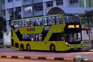 Bus 969 - Tower Transit ADL Enviro500 3-Door (SG6373Y)