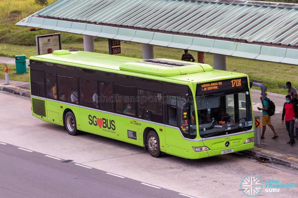 Bus 170X - SBS Transit Mercedes-Benz Citaro (SG1118B)