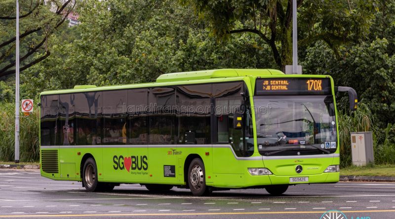 Bus 170X - SBS Transit Mercedes-Benz Citaro (SG1142E)