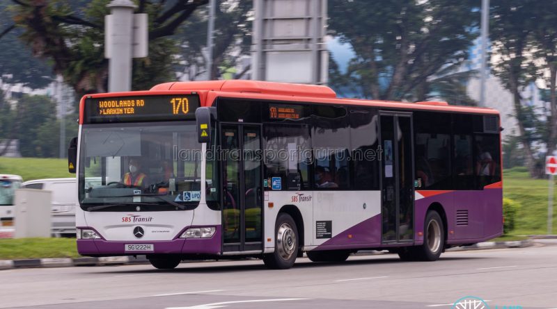 Bus 170 - SBS Transit Mercedes-Benz Citaro (SG1222H)