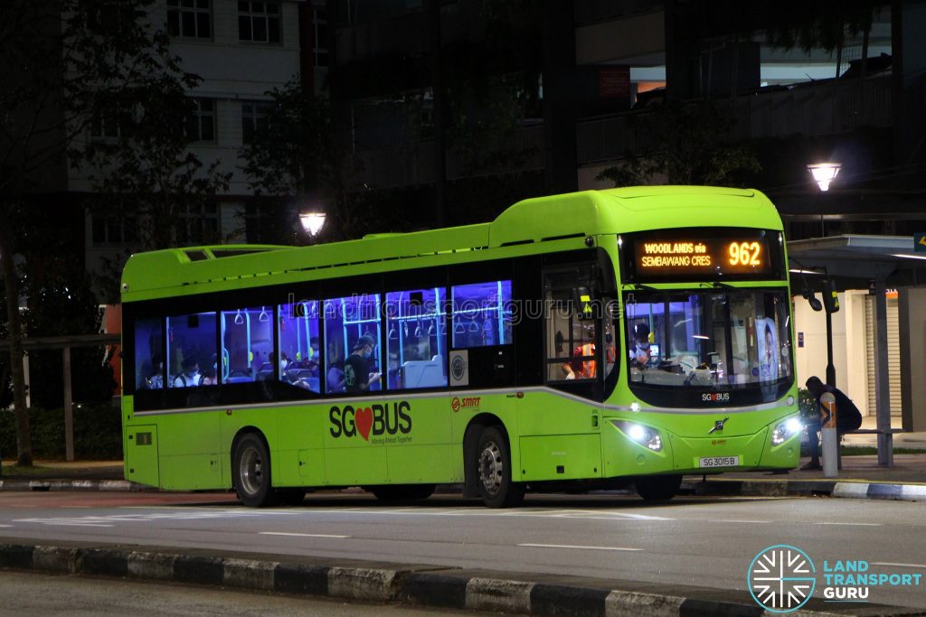 Bus 962 - SMRT Buses Volvo B5LH (SG3015B)