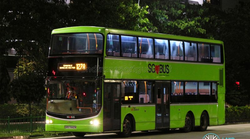 Bus 127 - SBS Transit Volvo B9TL CDGE (SBS7442M)