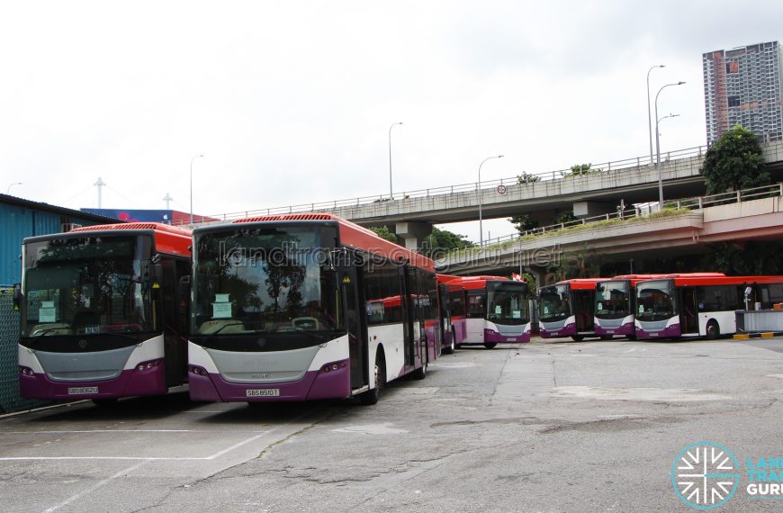 Retired Scania K230UB Buses at Keppel