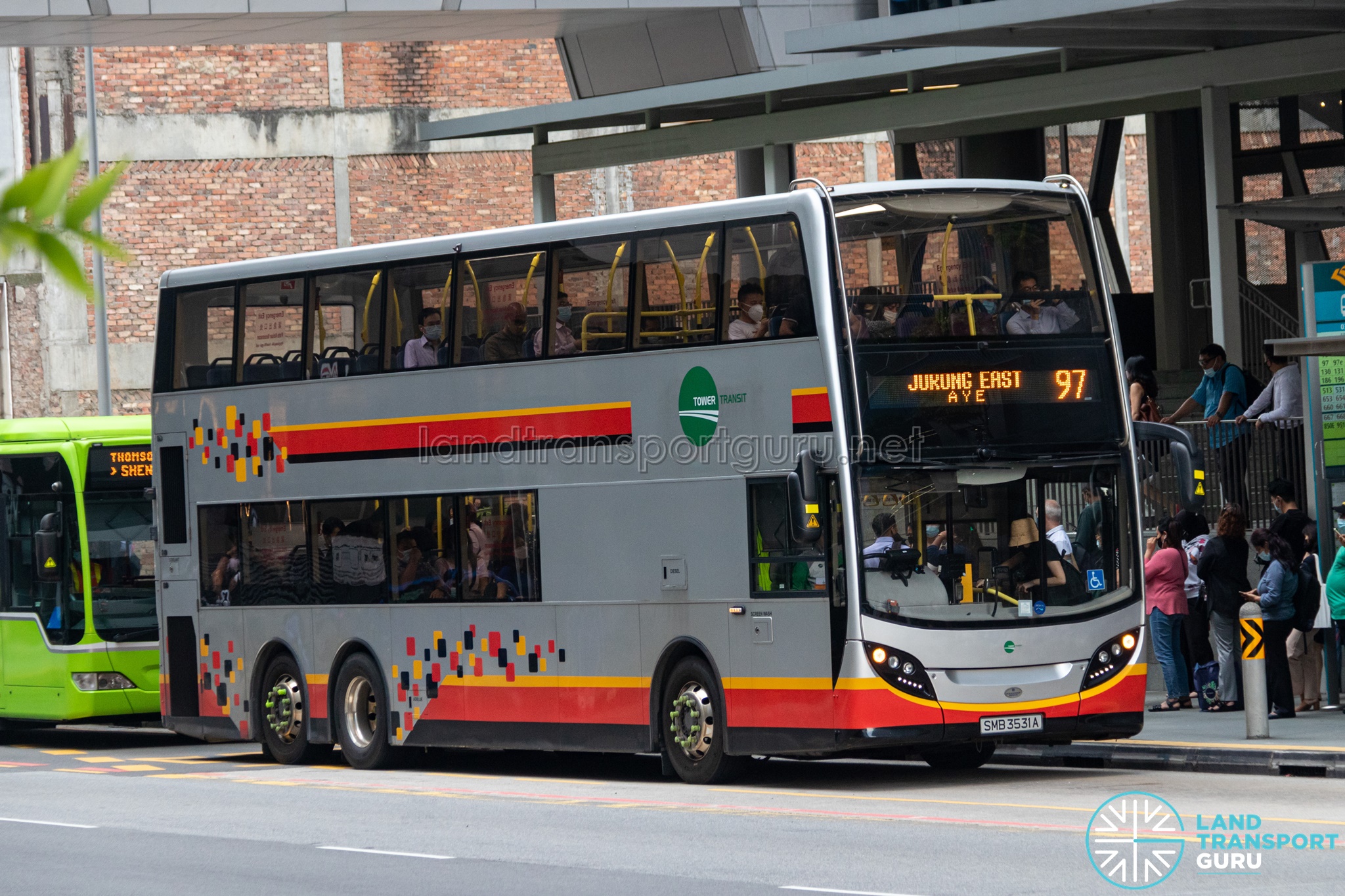 Bus 97 – Tower Transit Alexander Dennis Enviro500 (SMB3531A 