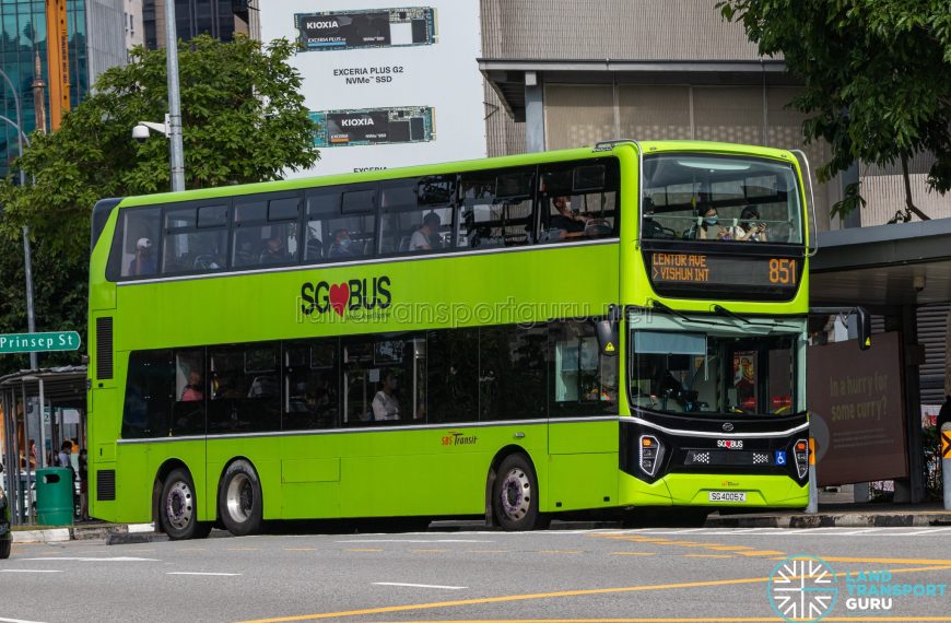 SBS Transit Bus Service 851
