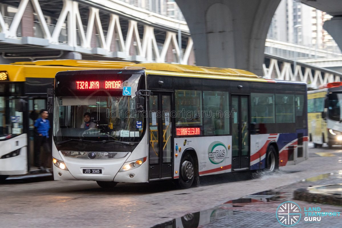 myBAS T32 – Causeway Link Yutong ZK6126HG (JTD3345) | Land Transport Guru