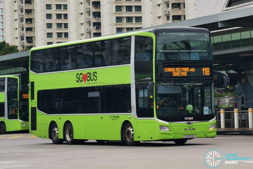 Bus 118 - Go-Ahead MAN A95 Euro 6 (SG6094C)