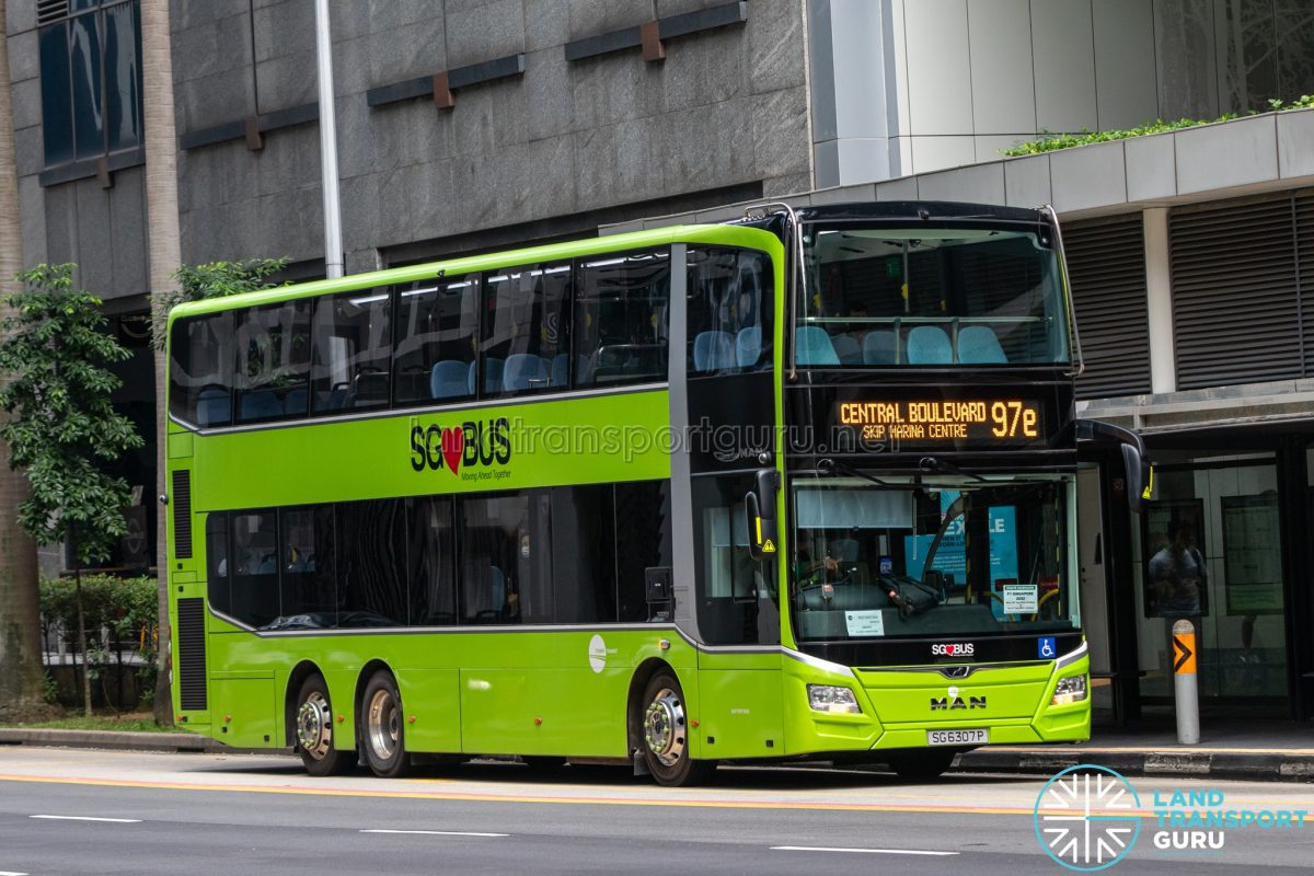 Express 97e [f1 Diversion] – Tower Transit Man A95 (euro 6; 3 Door 