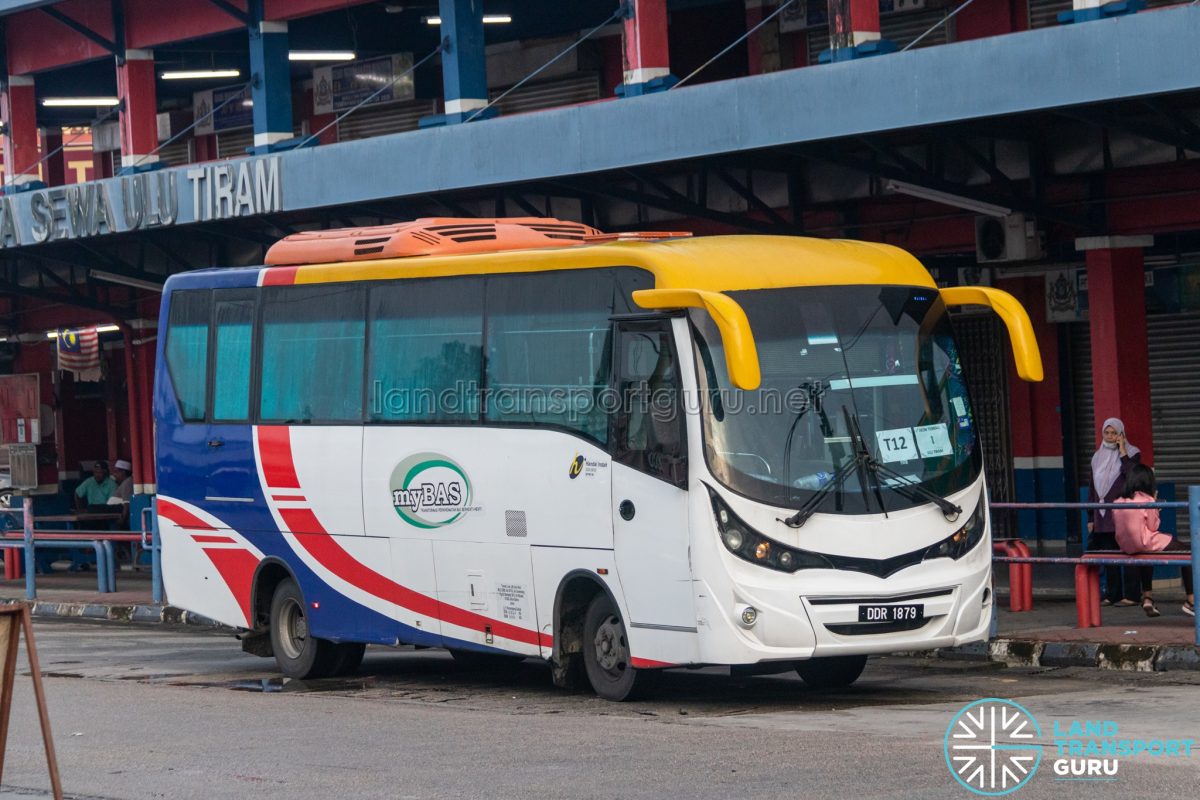 [Defunct] myBAS Bus Service T12 | Land Transport Guru