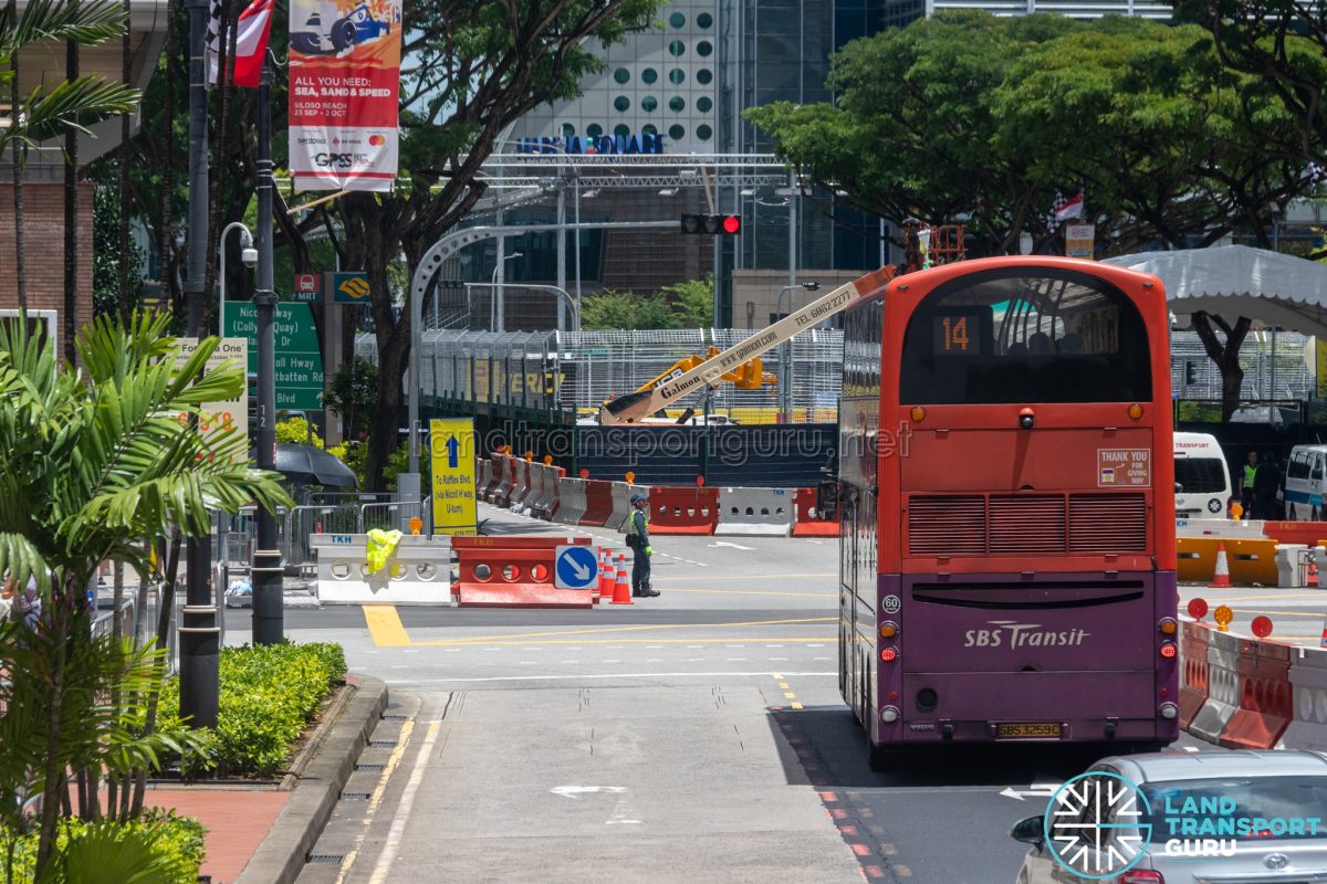 Formula 1 Singapore Grand Prix 2023 Bus Diversions and Public