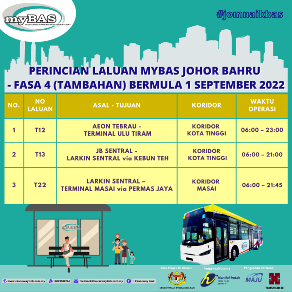 myBAS Johor Bahru (Phase 4) Poster – Services T12, T13, T22 | Land ...