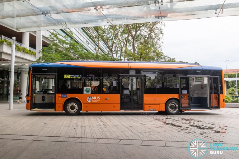 BYD B12 displayed at NUS – 3-Door side profile | Land Transport Guru