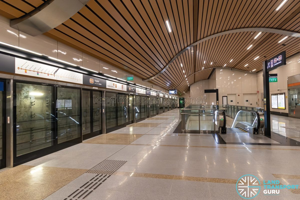 Napier MRT Station – Platform A | Land Transport Guru