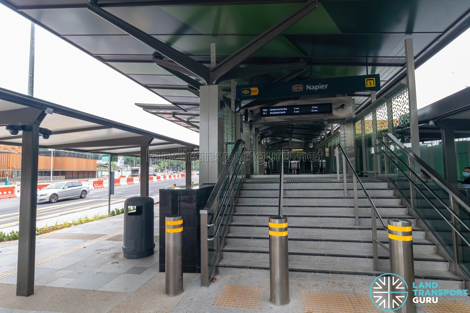 Napier MRT Station – Exit 1 Street Level | Land Transport Guru