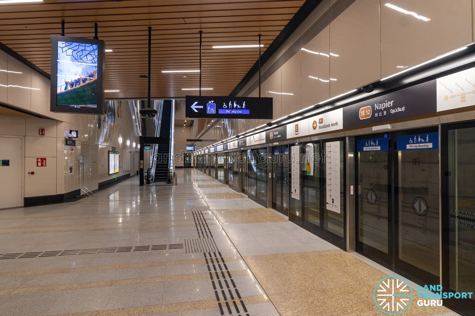 Napier MRT Station – Platform B | Land Transport Guru