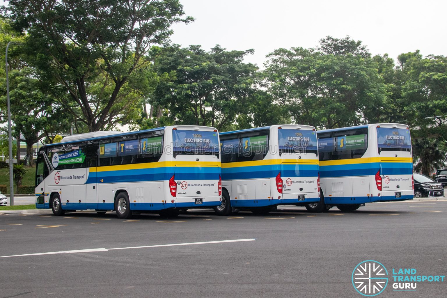 Woodlands Transport Yutong E11 buses deployed for SITCE 2022 Land
