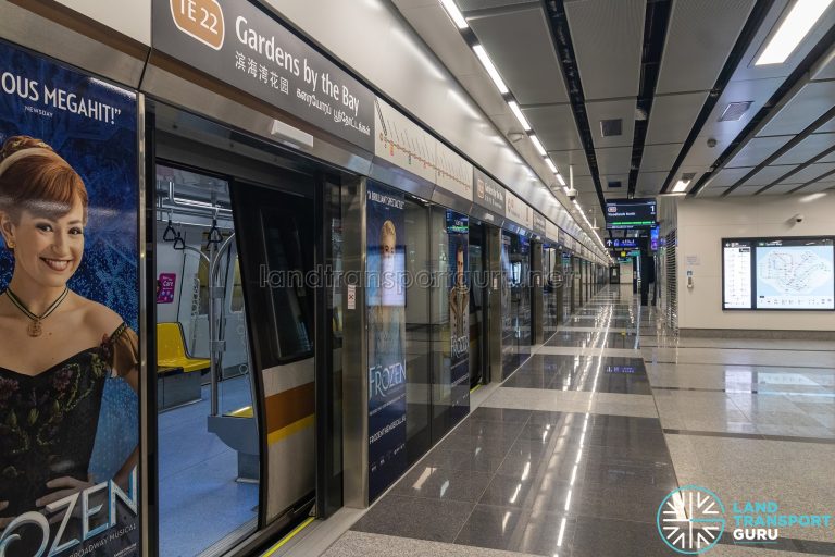 Gardens By The Bay MRT Station Platform B Land Transport Guru   Gardens By The Bay MRT Station Nov22 1 768x512 