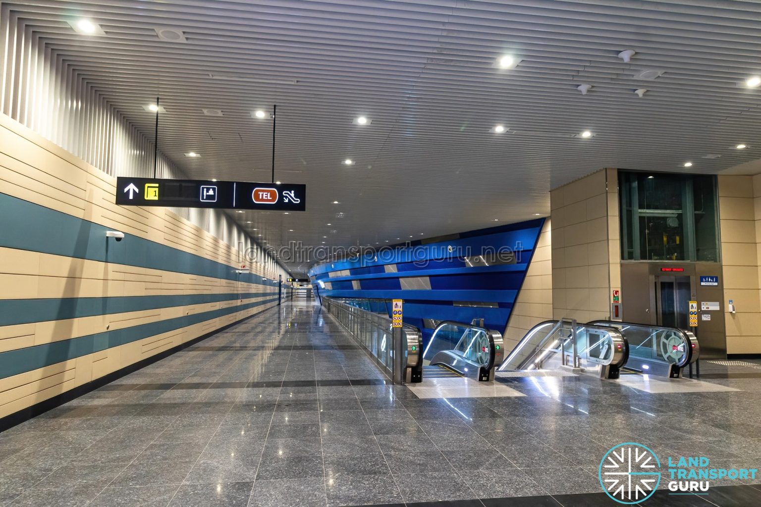 Great World MRT Station – Underpass Level / Lifts & Escalators to ...