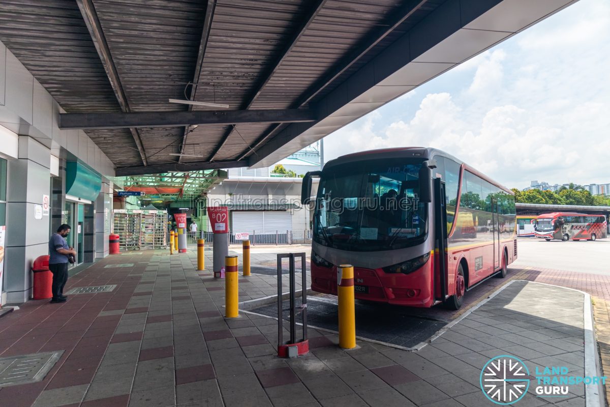 Larkin Bus Terminal – Cross-border Bus Berths (Singapore-Johore Express ...