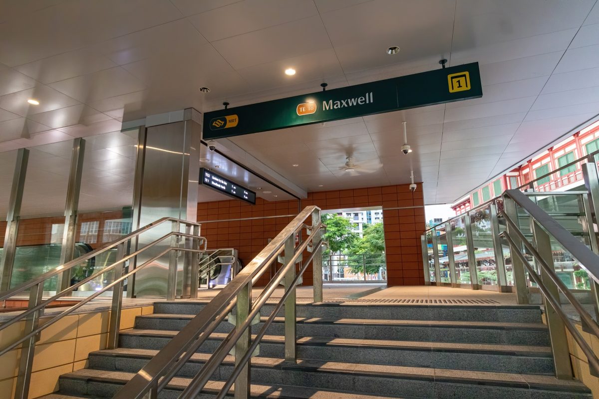 Maxwell MRT Station Exit 1 Land Transport Guru