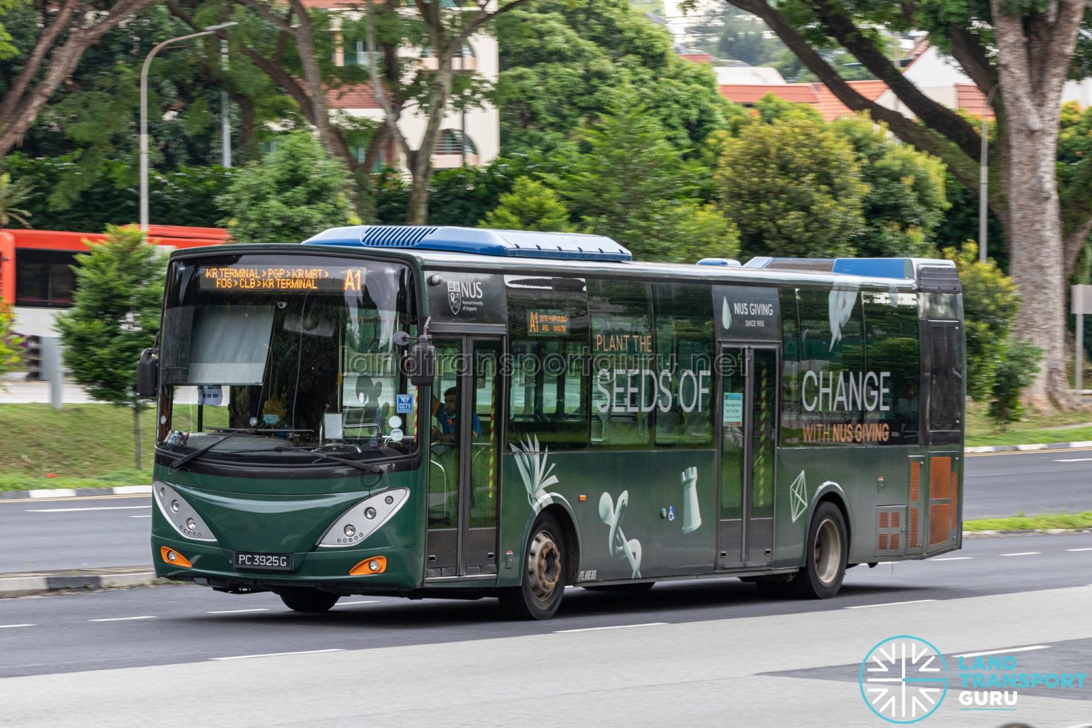 Nus Isb A1 Comfortdelgro Bus Volvo B9l Pc3925g Land Transport Guru