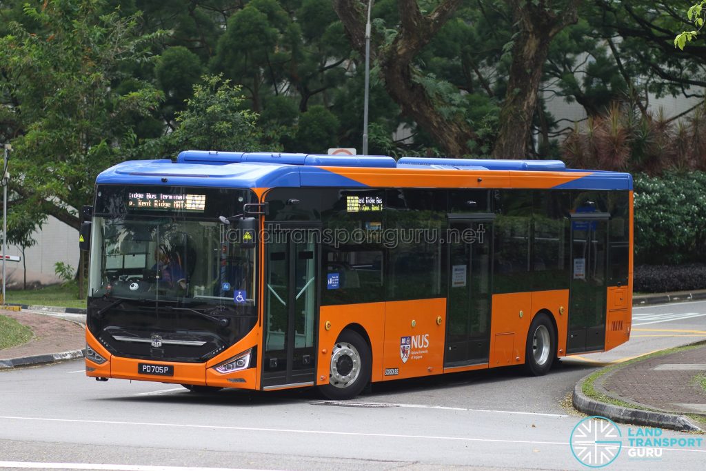 NUS ISB A2 - ComfortDelGro Bus Zhongtong N12 (PD705P)