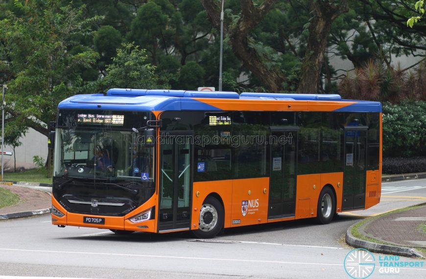 NUS ISB A2 - ComfortDelGro Bus Zhongtong N12 (PD705P)