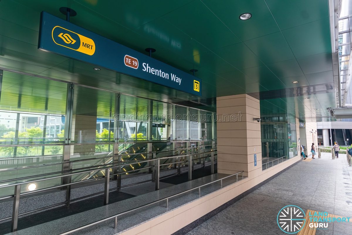 Shenton Way MRT Station | Land Transport Guru